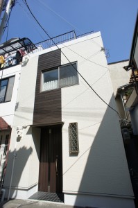 リフォーム後の外壁の写真です。